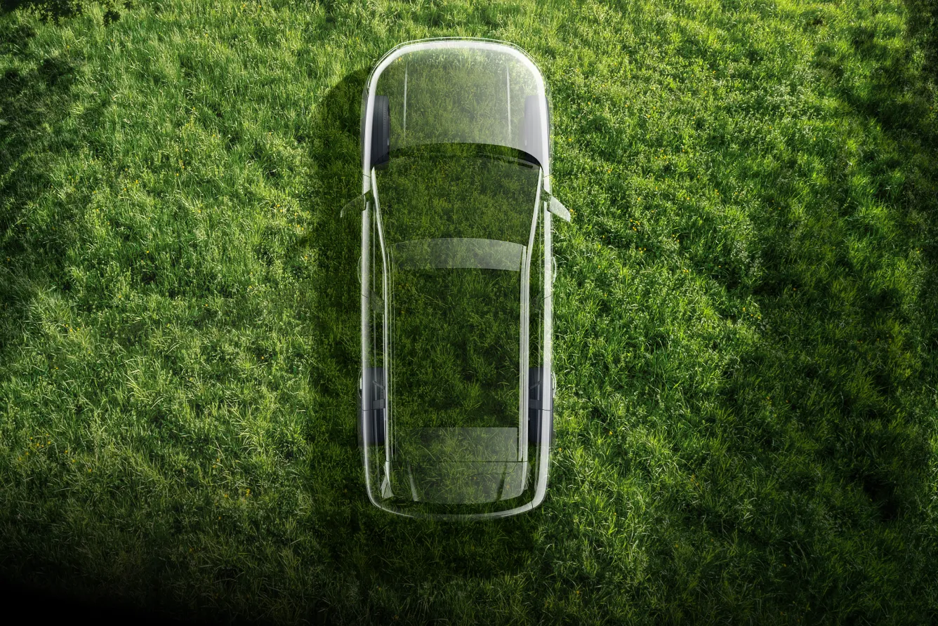 Transparent chassis view of JAECOO J5 EV
